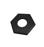 Cortina Safety Products 15" X 14" X 3" Orange/White Rubber Traffic Barrel Base