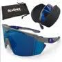 Magid® AcuSpex™ Semi-Frameless Polarized Blue Mirrored Safety Glasses