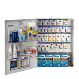 RADNOR™ White Metal Wall Mount X-Large 150 Person First Aid Cabinet