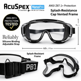 Magid® AcuSpex™ Clear Low-Profile Safety Goggle with PureVue™ Premium Anti-Fog Coating —